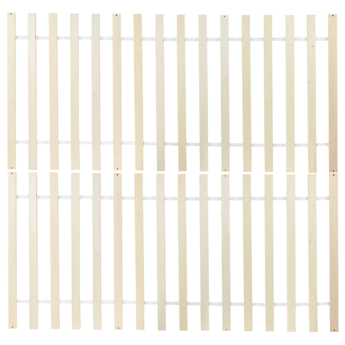 Beliani-BARRET II-Tweepersoonsbed-Lichtbruin-180 x 200 cm-Dennenhout