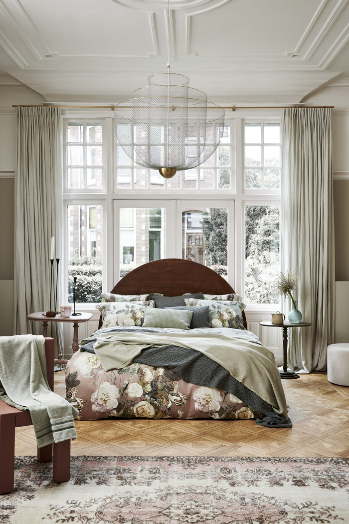 Dekbedovertrek Sleepy Sand | Beige | Bruin | Groen | Satijnkatoen