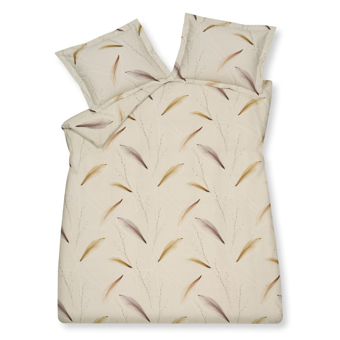 Dekbedovertrek Light Feather Cream Tan 200x220 Cm