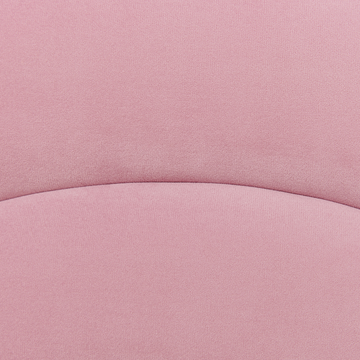 Beliani - ANET - Bed - Roze - 90 x 200 cm - Fluweel