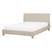 Beliani - SENNEZ - Tweepersoonsbed - Beige - 140 x 200 cm - Polyester