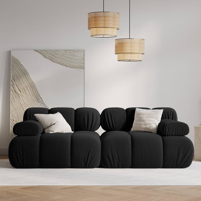 Milo Casa Tropea Modulaire 2-zitsbank - Zwart