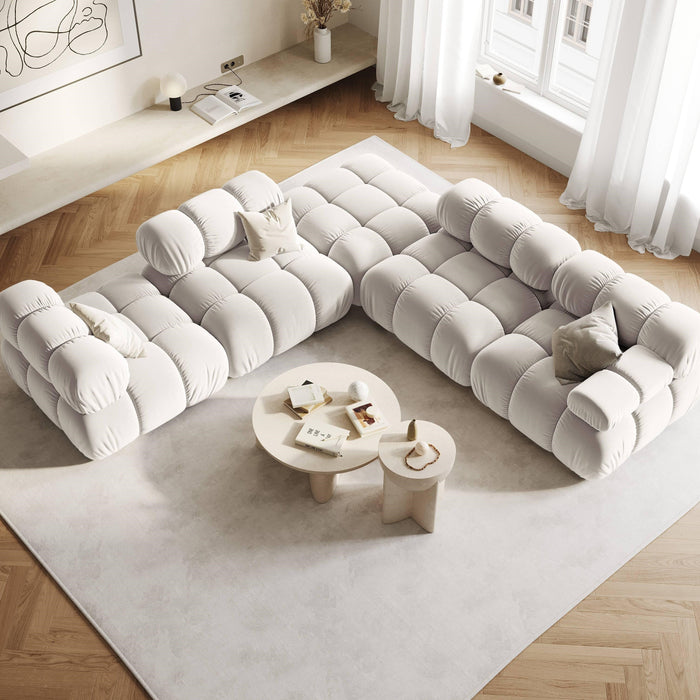 Milo Casa Tropea Modulair Bank Element - Middenstuk - Lichtbeige