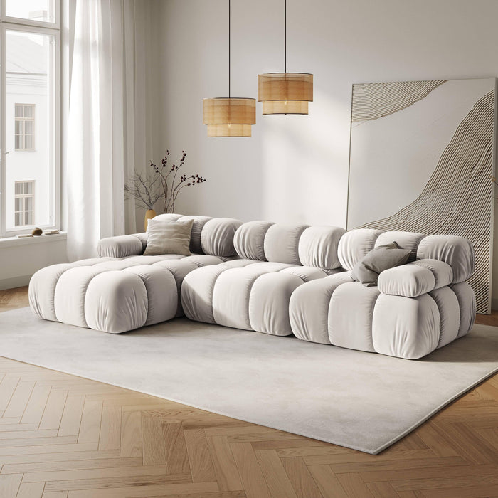 Milo Casa Tropea Modulaire Hoekbank 4-zits - Links - Lichtbeige