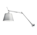 Artemide Tolomeo Mega wandlamp retrofit schakelaar alu grijs satijn 42