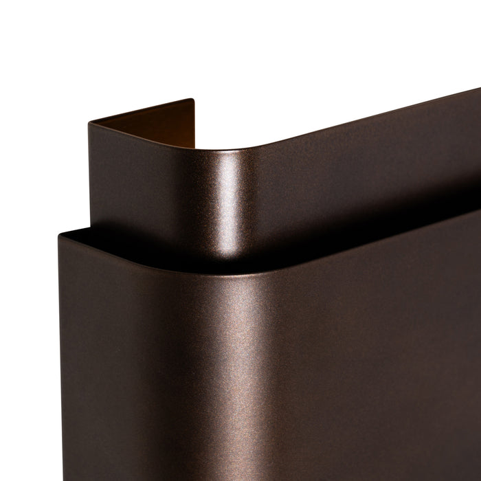 QAZQA Industriële wandlamp donkerbrons 2-lichts - Coen