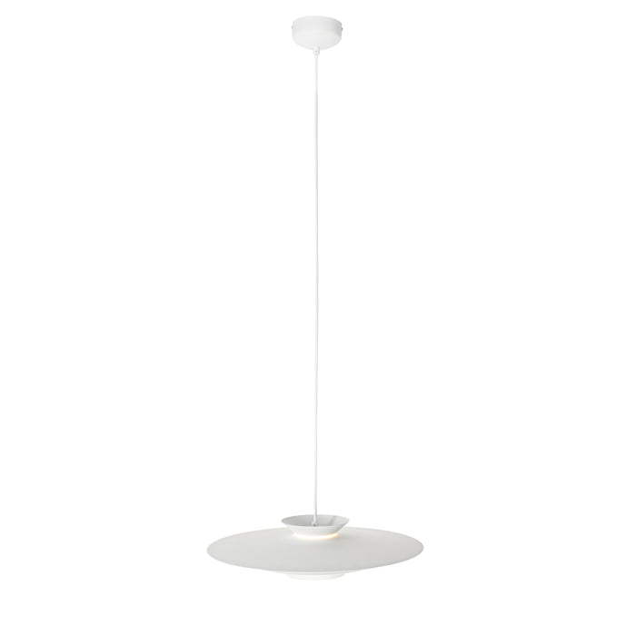 QAZQA Design hanglamp wit incl. LED 3-staps dimbaar - Pauline