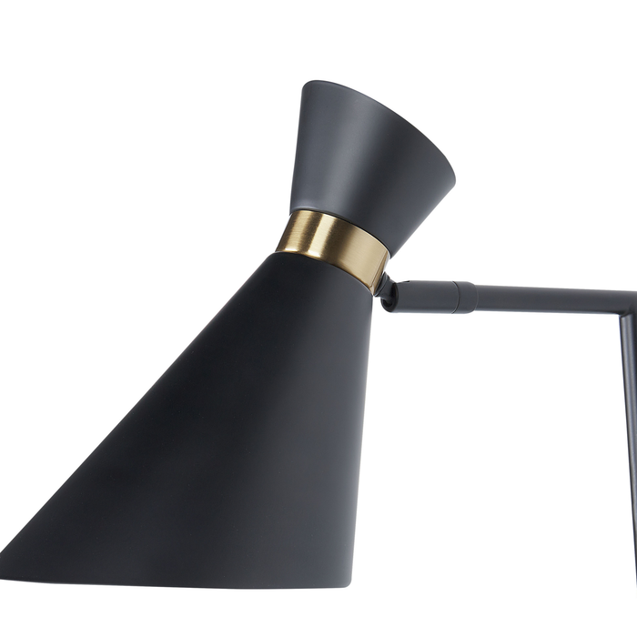 Beliani - MELAWI - Wandlamp - Zwart - Metaal