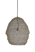 Light & Living Light&living Hanglamp Ø45x60 cm NIKKI gaas taupe