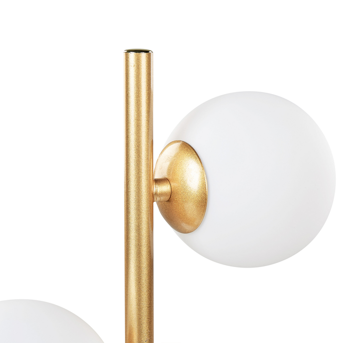 Beliani - MEDINA - Tafellamp - Goud - Metaal