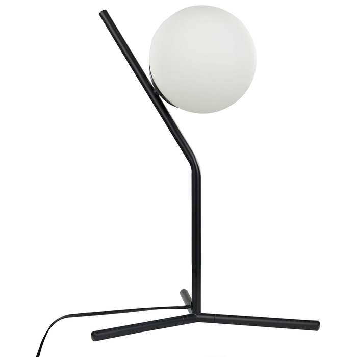 Beliani - WAPITI - Tafellamp - Zwart - Glas