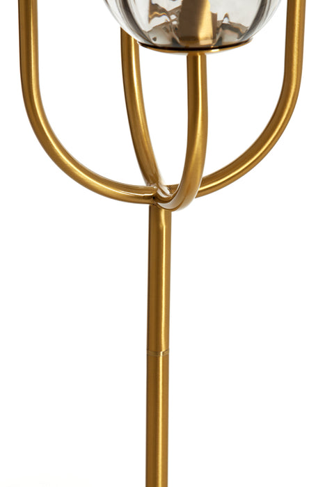 Light&living Vloerlamp 4L E14 42x20x182 cm MAGDALA glas licht grijs...