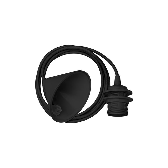 Umage Aluvia Mini hanglamp brushed bronze - met koordset zwart - Ø 40