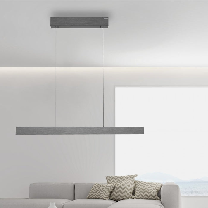 Neuhaus PURE® Hanglamp PURE E-MOTION Grey e-LIFT  120cm incl. Remote