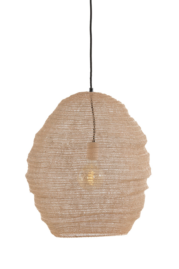 Light & Living Light&living Hanglamp Ø45x60 cm NIKKI gaas oud roze