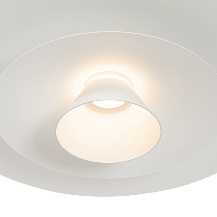 QAZQA Design hanglamp wit incl. LED 3-staps dimbaar - Pauline