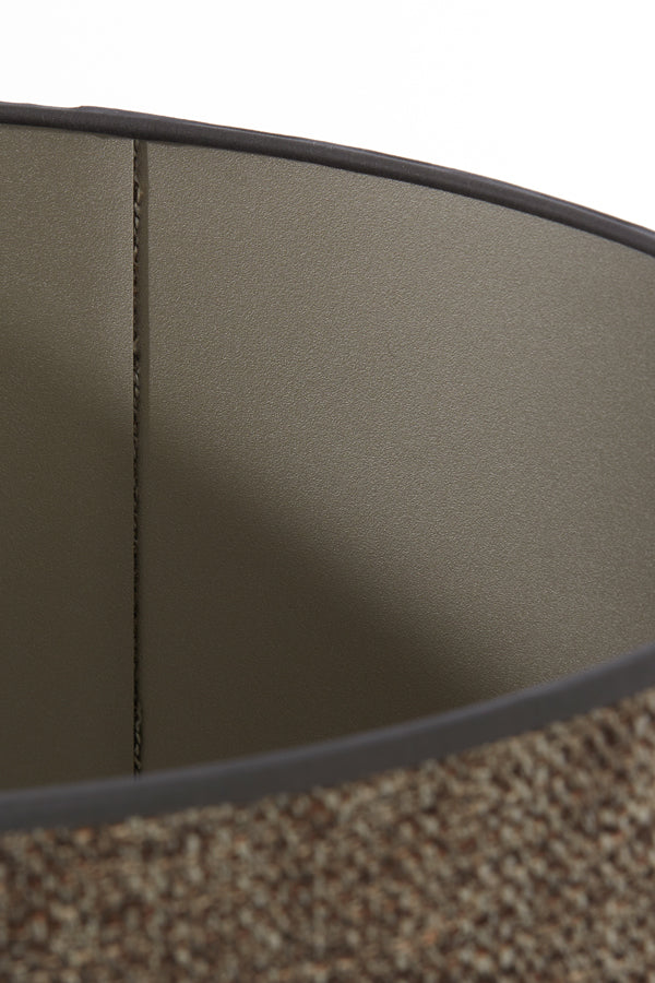 Light&living Kap cilinder 50-50-38 cm SAVERNA donker bruin