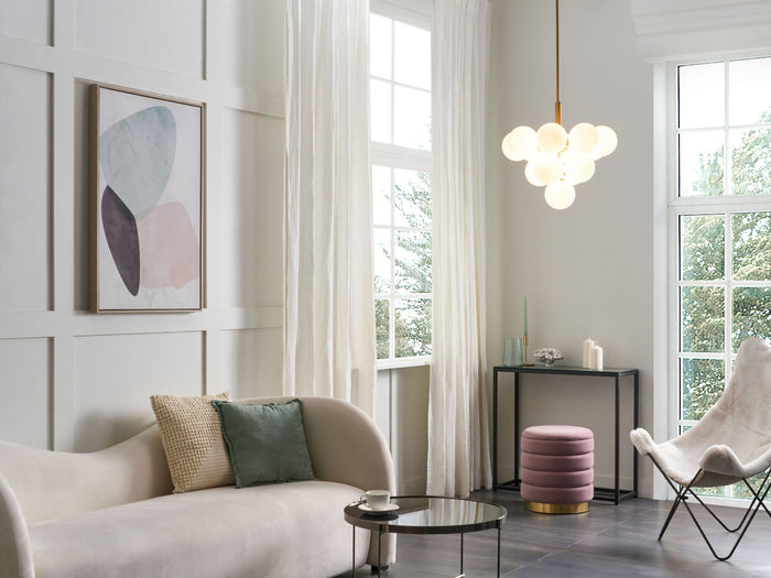 Beliani - BIRRIE - Hanglamp - Messing - Ijzer