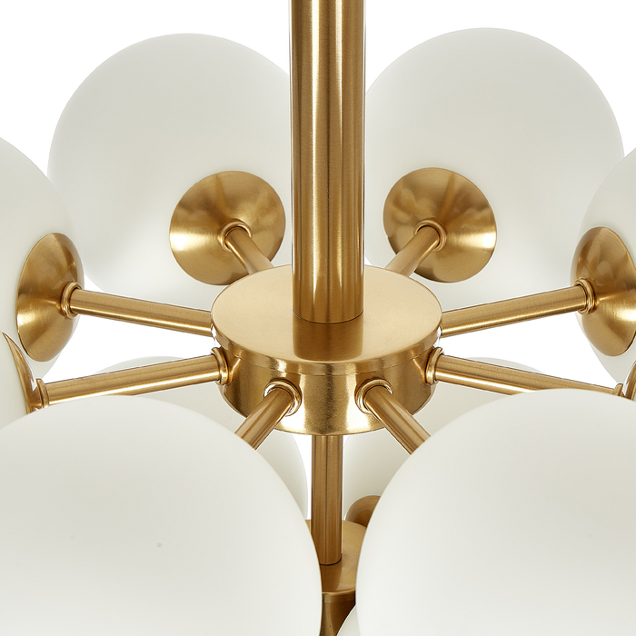 Beliani - BIRRIE - Hanglamp - Messing - Ijzer