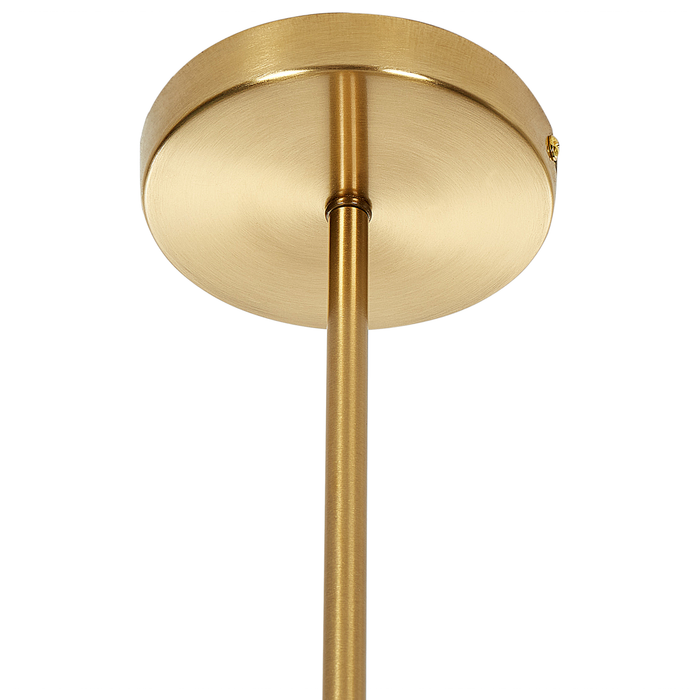 Beliani - BIRRIE - Hanglamp - Messing - Ijzer