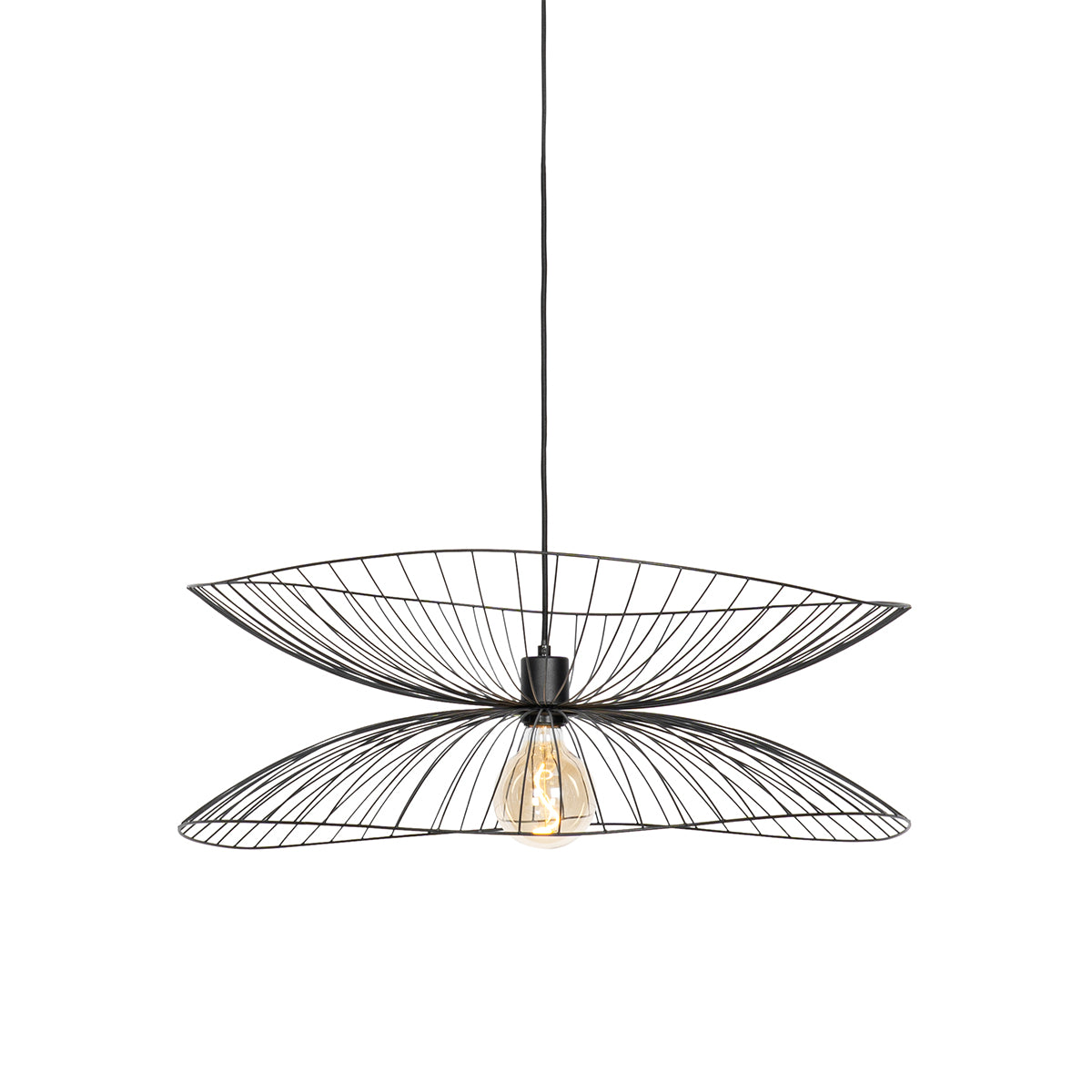 QAZQA Design hanglamp zwart - Pua
