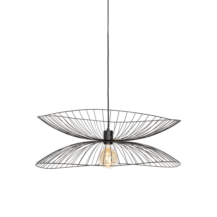 QAZQA Design hanglamp zwart - Pua