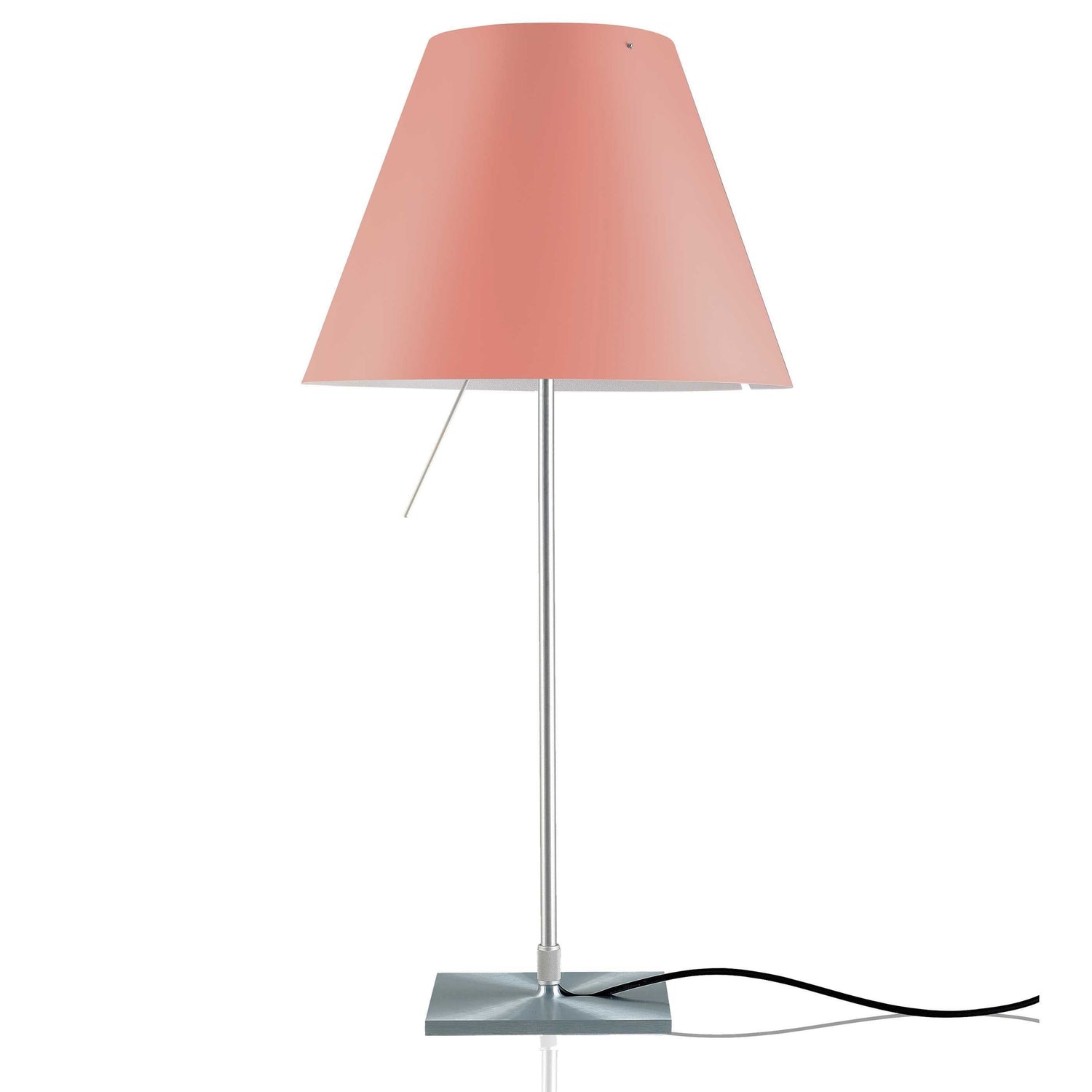Luceplan Costanzina tafellamp aluminium|Edgy Pink