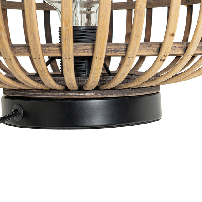 QAZQA Oosterse tafellamp bamboe - Amira