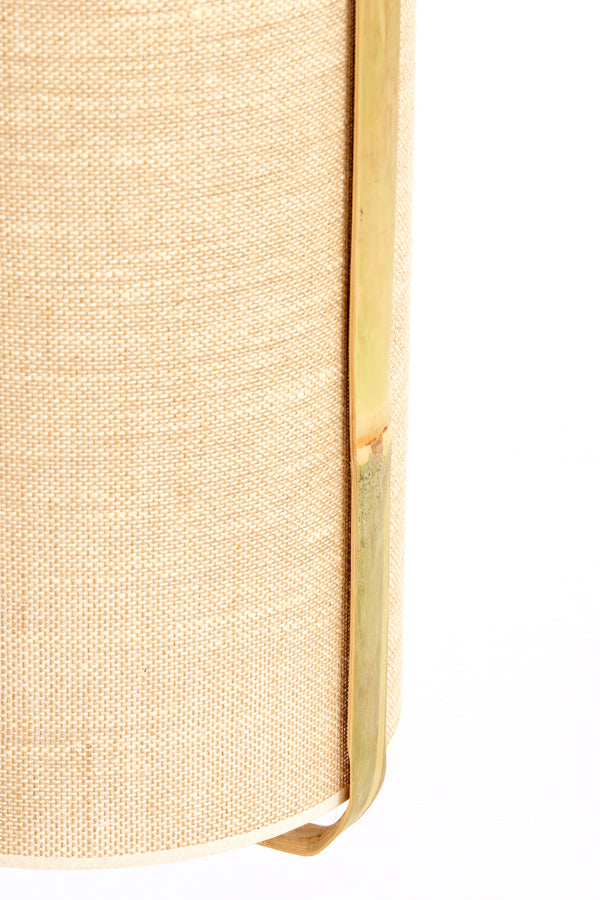 Light&living Hanglamp Ø27x56 cm SENDAI zand+bamboe naturel
