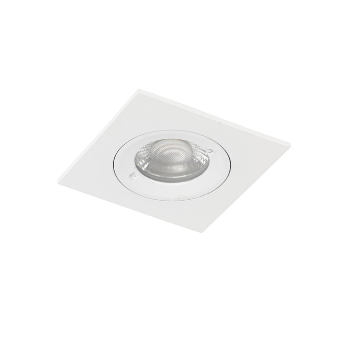 QAZQA Moderne inbouwspot wit vierkant IP44 - Xena