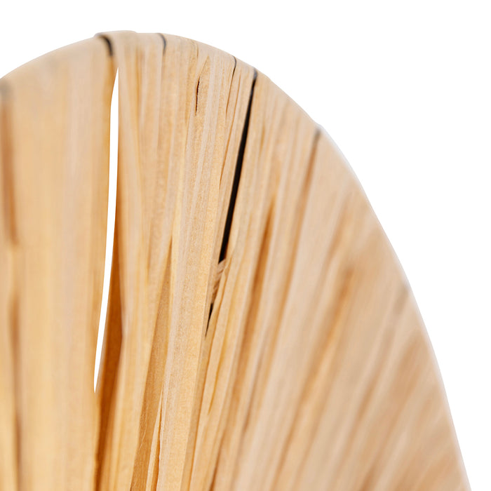 QAZQA Landelijke wandlamp zwart met touw 60 cm - Leia