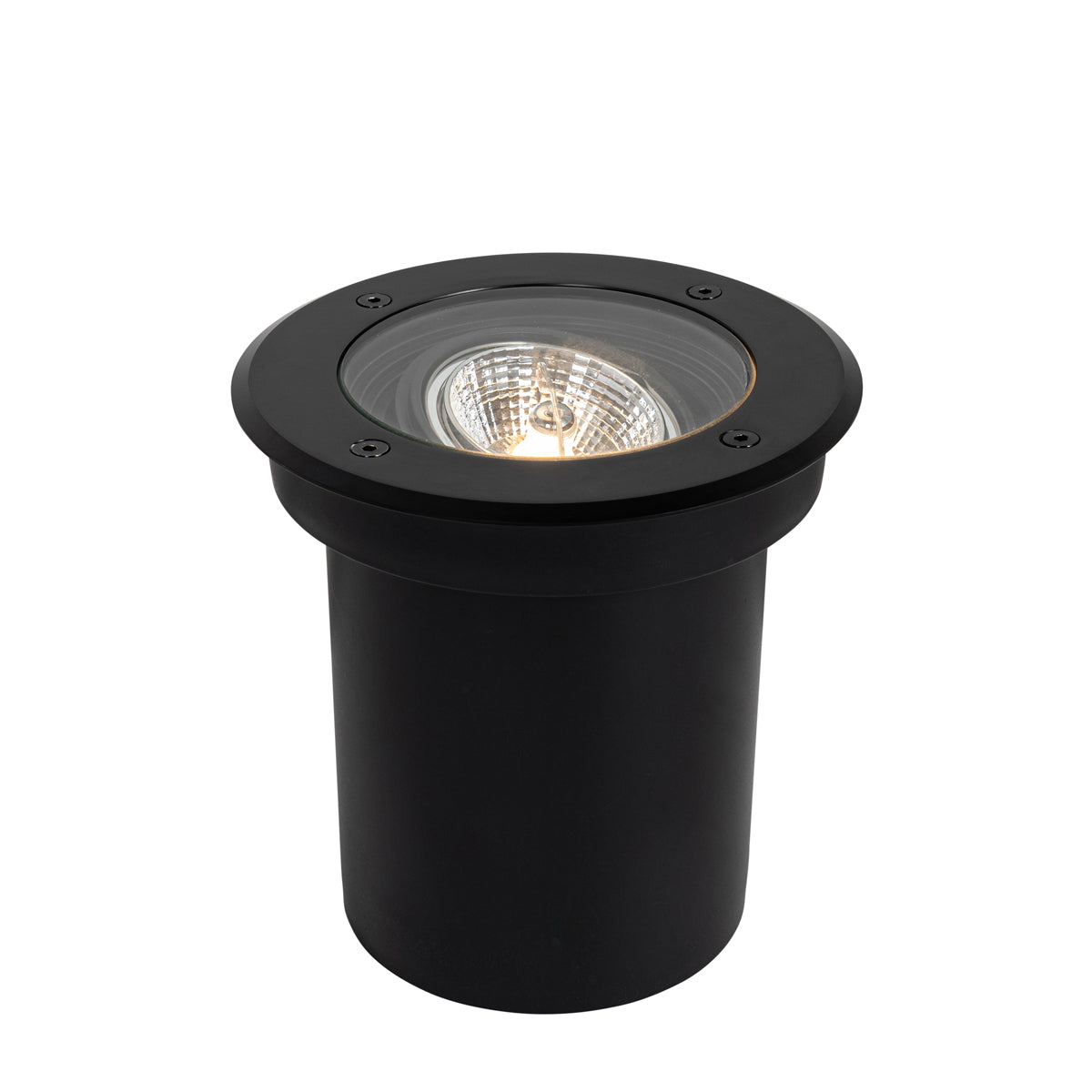 QAZQA Moderne buiten grondspot zwart AR70 verstelbaar IP65 - Delux