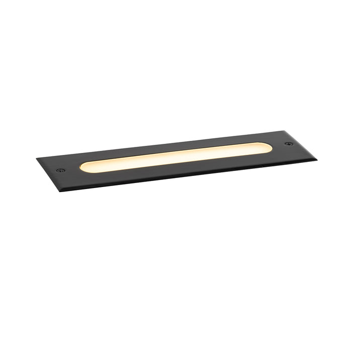 QAZQA Moderne grondspot zwart 30 cm incl. LED IP65 - Eline