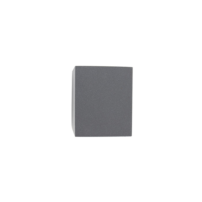 QAZQA Moderne wandlamp donkergrijs IP44 - Baleno