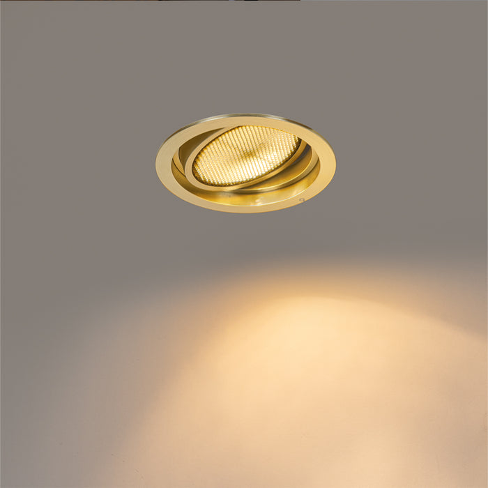 QAZQA Moderne inbouwspot goud verstelbaar - Coop 111 Honey