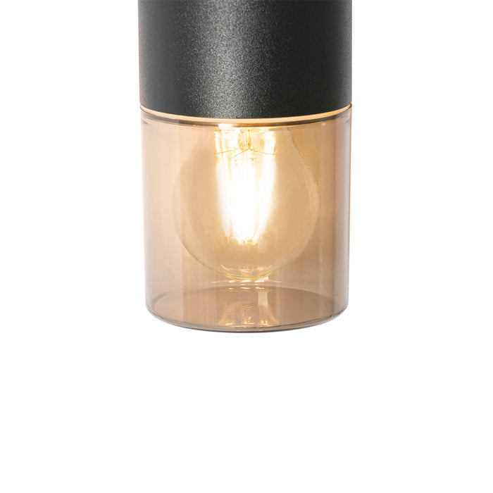 QAZQA Moderne buiten wandlamp zwart 2-lichts IP44 - Odense