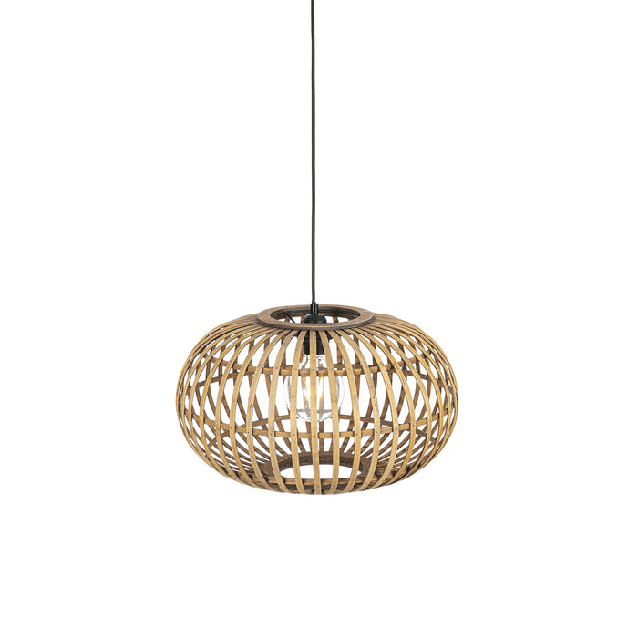 QAZQA Oosterse hanglamp bamboe 44 cm - Amira