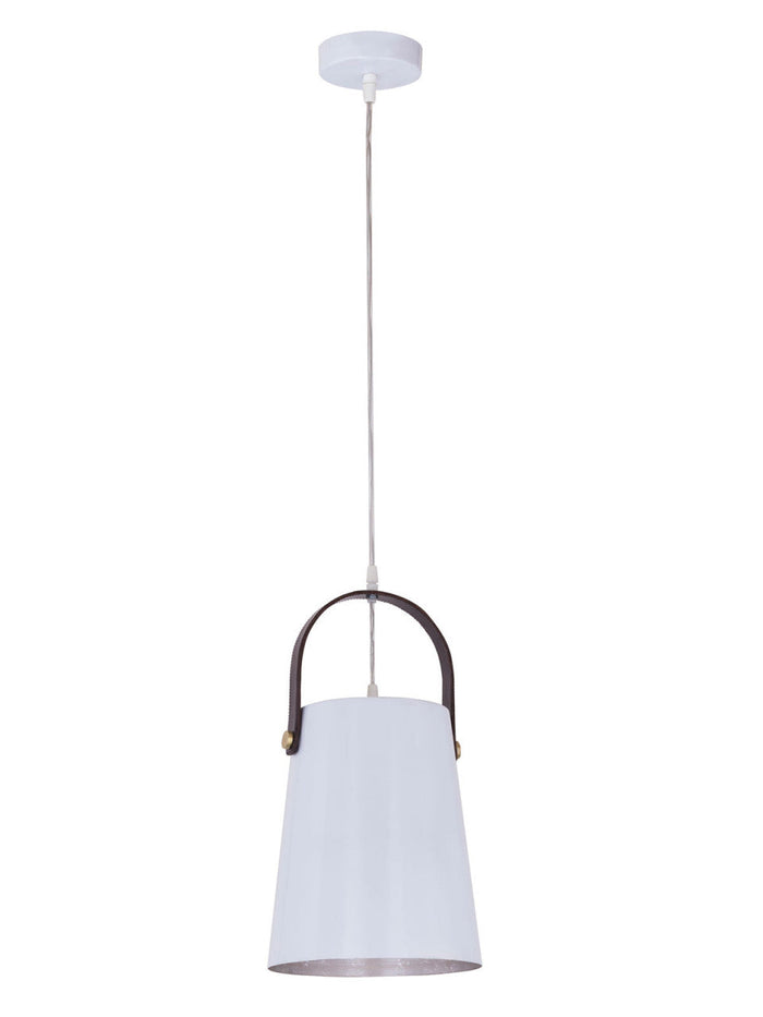SVJ Hanglamp Rond - 22 x 22 x 44 cm - Metaal - Wit