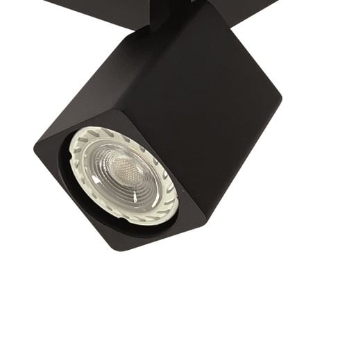 Freelight Spot Quadro Zwart GU10 2-Lichts