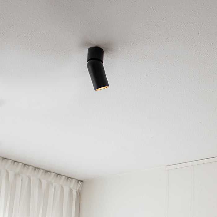 QAZQA Smart moderne spot zwart incl. Wifi GU10 - Falo