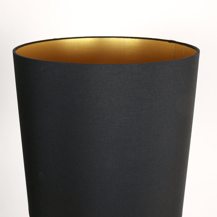 Steinhauer Vloerlamp Noor Zwart - Goud 1564ZW