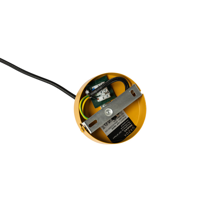 QAZQA Design hanglamp geel driehoek - Triangolo