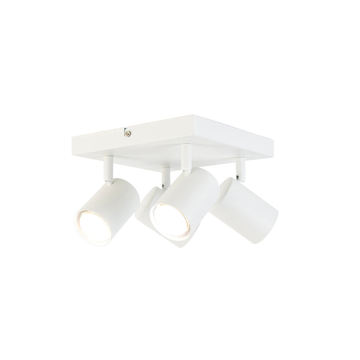 QAZQA Smart plafondlamp wit vierkant incl. 4 Wifi GU10 - Jeana