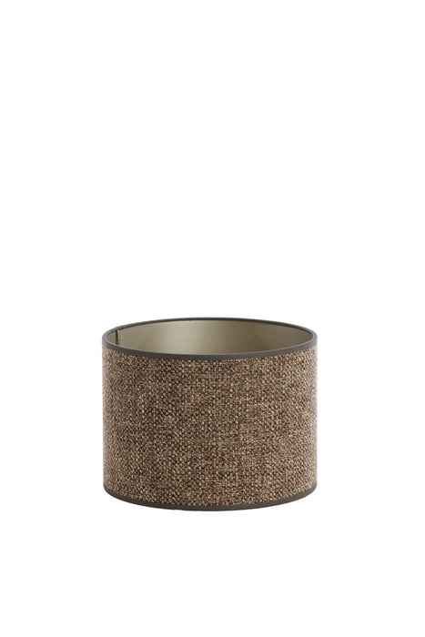 Light&living Kap cilinder 25-25-18 cm SAVERNA donker bruin