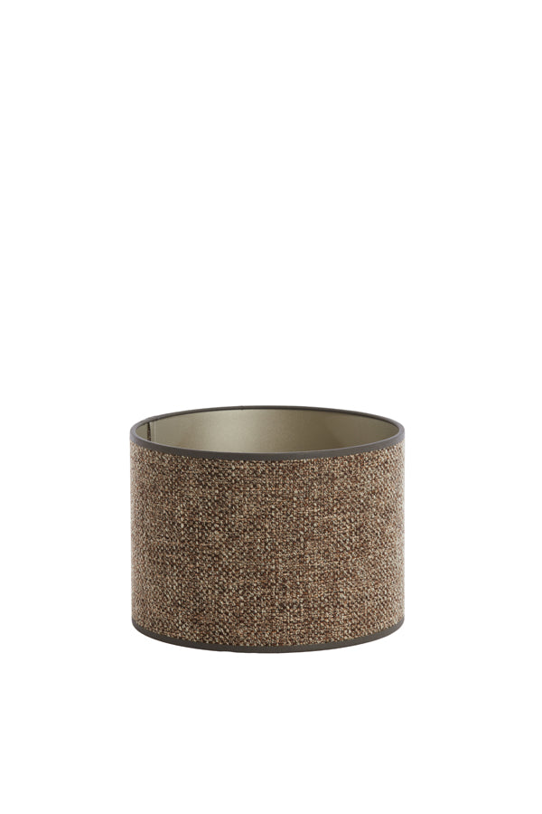 Light&living Kap cilinder 25-25-18 cm SAVERNA donker bruin