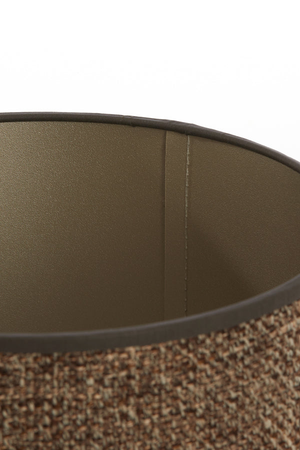 Light&living Kap cilinder 25-25-18 cm SAVERNA donker bruin