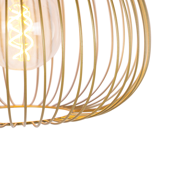 QAZQA Design hanglamp goud - Wire Dough