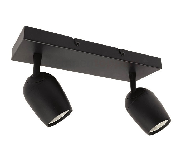 Freelight Spot Trova Zwart GU10 2-Lichts  Balk