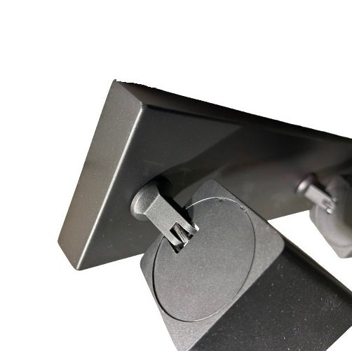 Freelight Spot Quadro Zwart GU10 3-Lichts