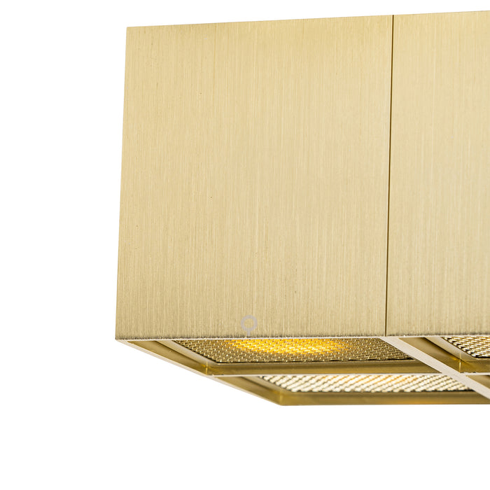 QAZQA Design spot goud 4-lichts - Qubo Honey